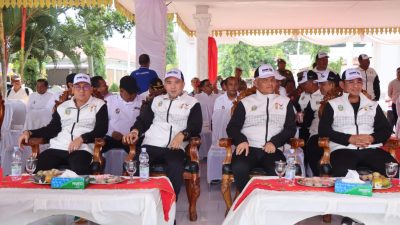 Kapolresta Deli Serdang Hadiri Upacara Kirab Api PON XXI Aceh – Sumut Tahun 2024