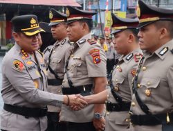 Kapolresta Deli Serdang Pimpin Sertijab Kasat Binmas Dan 4 Kapolsek Jajaran Polresta Deli Serdang