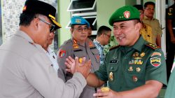 Sinergitas TNI-Polri, Kabid Propam Polda Sumut Direward Komandan Puspomad