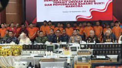 Polda Sumut dan Sinergi BNN Rl ungkap Ungkap 1,7 Ton Narkotika, Tegaskan Perang Melawan Narkoba